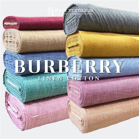 kain linen burberry adalah|kain linen yang bagus.